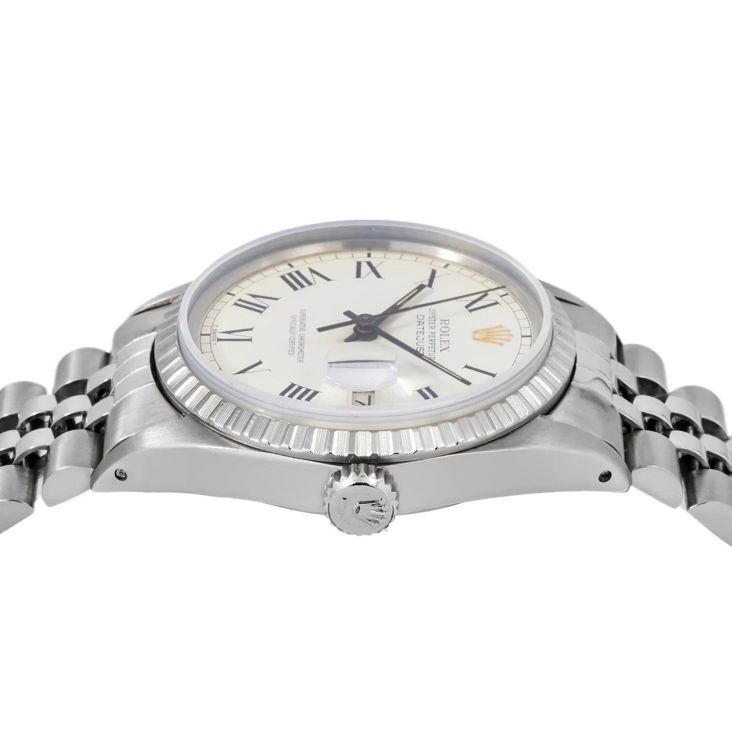 Rolex Datejust 1603 White Buckley Dial