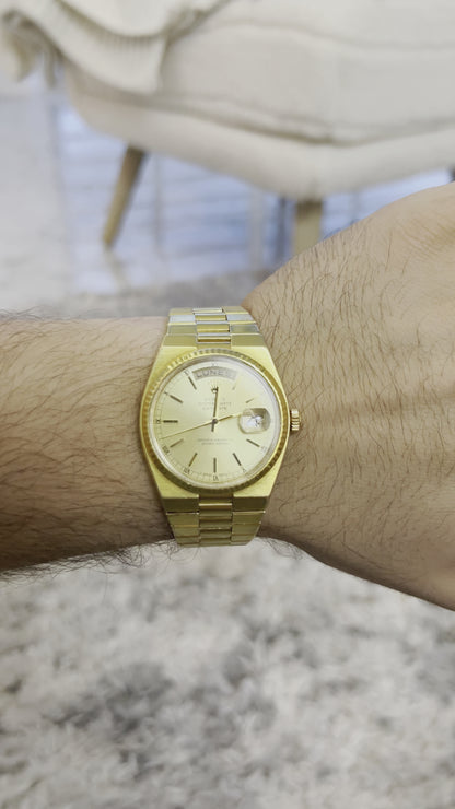 18k Gold Rolex Oyster Quartz Day Date [President]